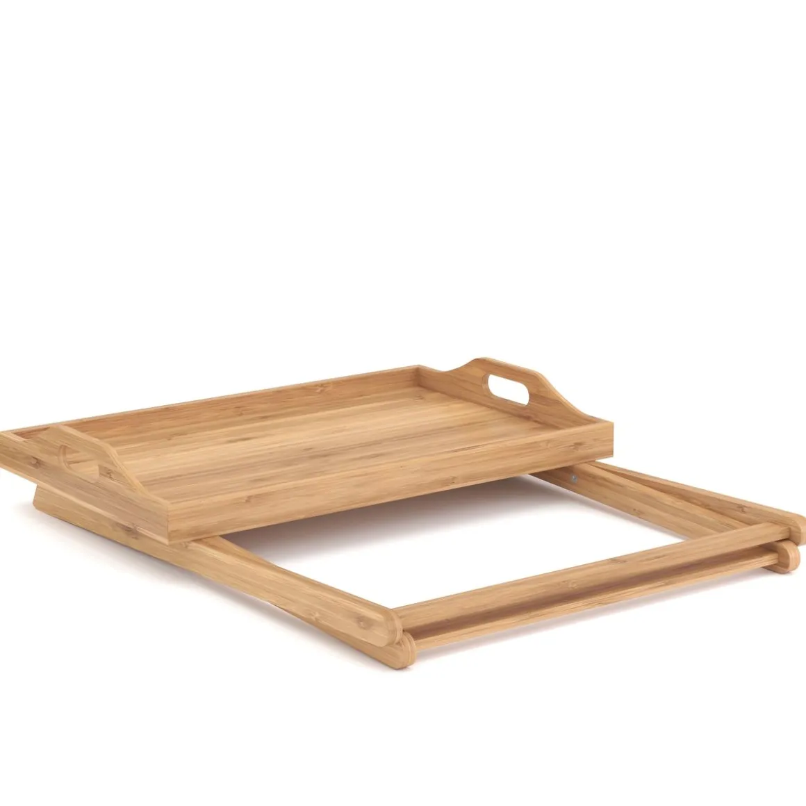 Tabletttisch Bambus TILLY klappbar 55 x 35 x 64 cm natur