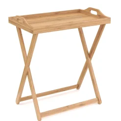 Tabletttisch Bambus TILLY klappbar 55 x 35 x 64 cm natur