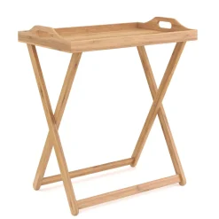 Tabletttisch Bambus TILLY klappbar 55 x 35 x 64 cm natur