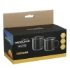 Tasse Eisen 2er Set 350 ml schwarz