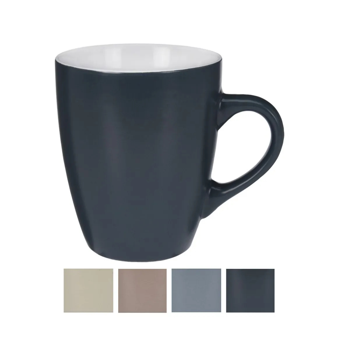 Tasse Set Steingut 340 ml 4-teilig