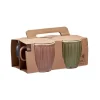 Tasse Set Steingut 150 ml 4-teilig