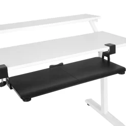 Tastaturablage ausziehbar 65 x 30 cm schwarz