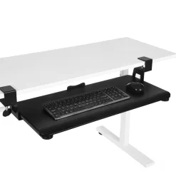 Tastaturablage ausziehbar 65 x 30 cm schwarz