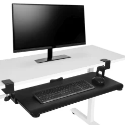 Tastaturablage ausziehbar 65 x 30 cm schwarz