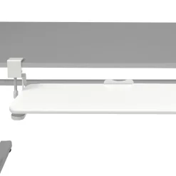 Tastaturablage ausziehbar 65 x 30 cm weiss