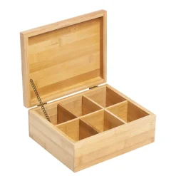 Teebox Bambus 6 Fächer