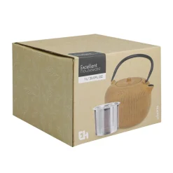 Teekanne Gusseisen 1L braun
