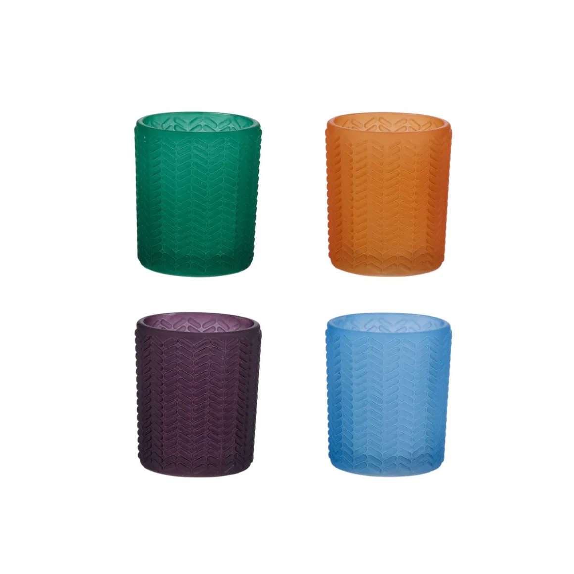 Teelichthalter Glas 6 x 7 cm