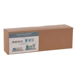 Teelichthalter mit 3 Gläser blau