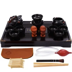Teeset Kung Fu 20-teilig schwarz