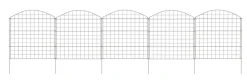 Teichzaun 78 x 77 cm 5er Set grün