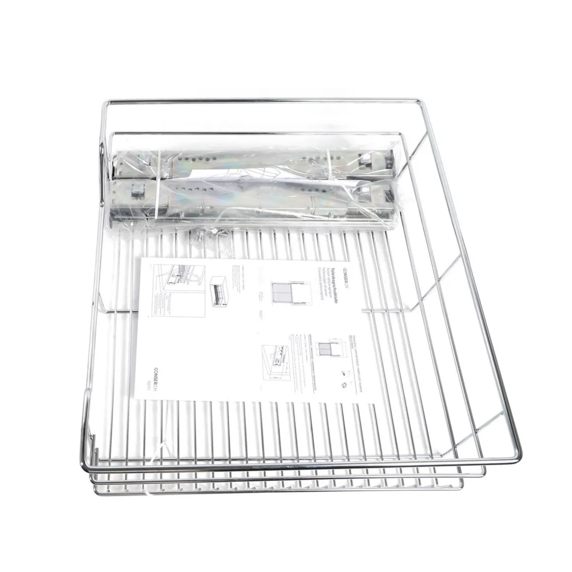 Teleskopschublade Schrank-Organizer 60 cm 2er Set