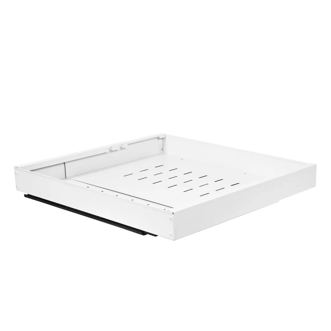 Teleskopschublade verstellbar 42 - 68 cm weiss