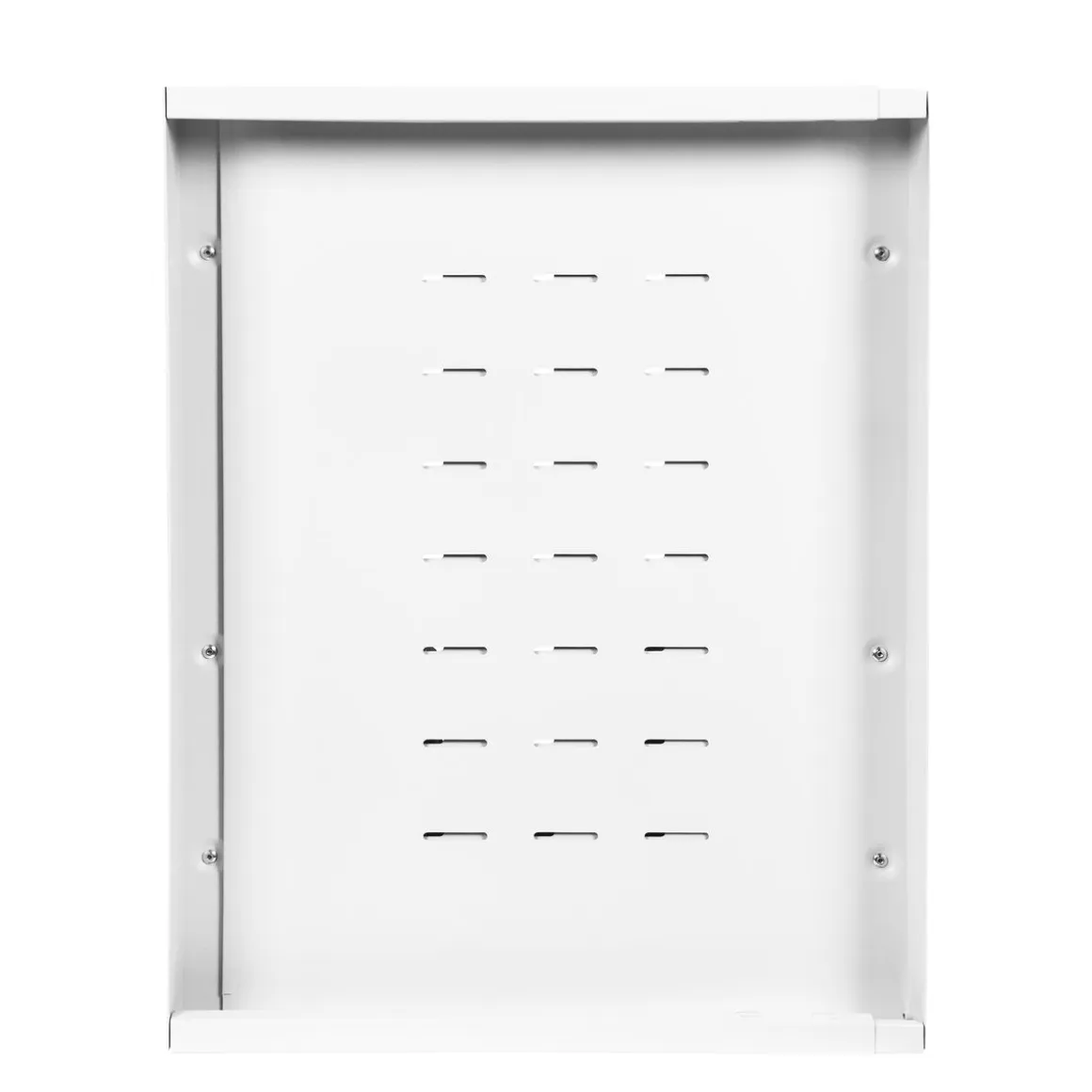 Teleskopschublade verstellbar 42 - 68 cm weiss