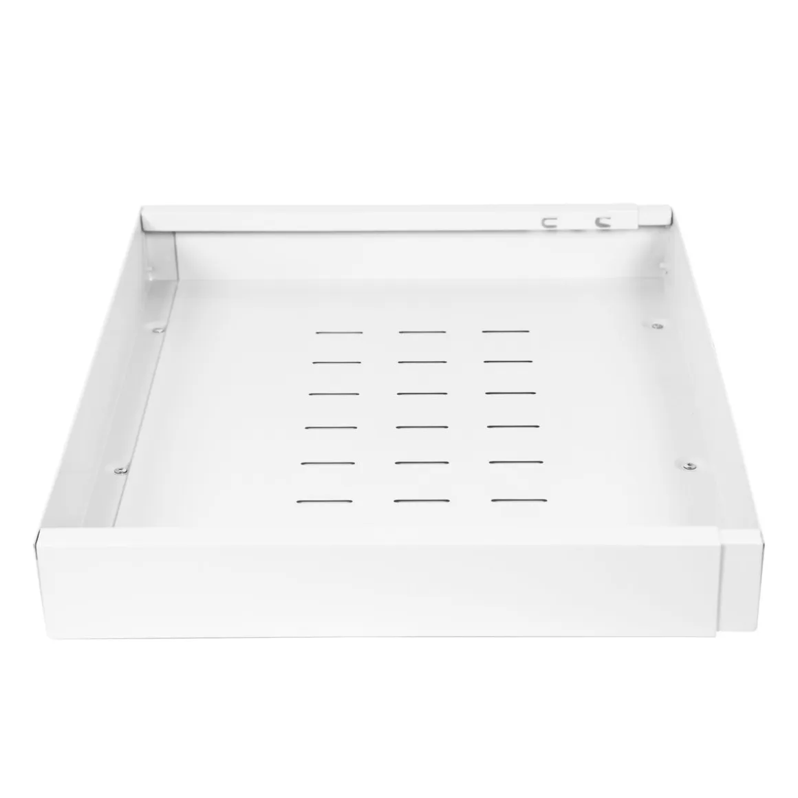 Teleskopschublade verstellbar 42 - 68 cm weiss