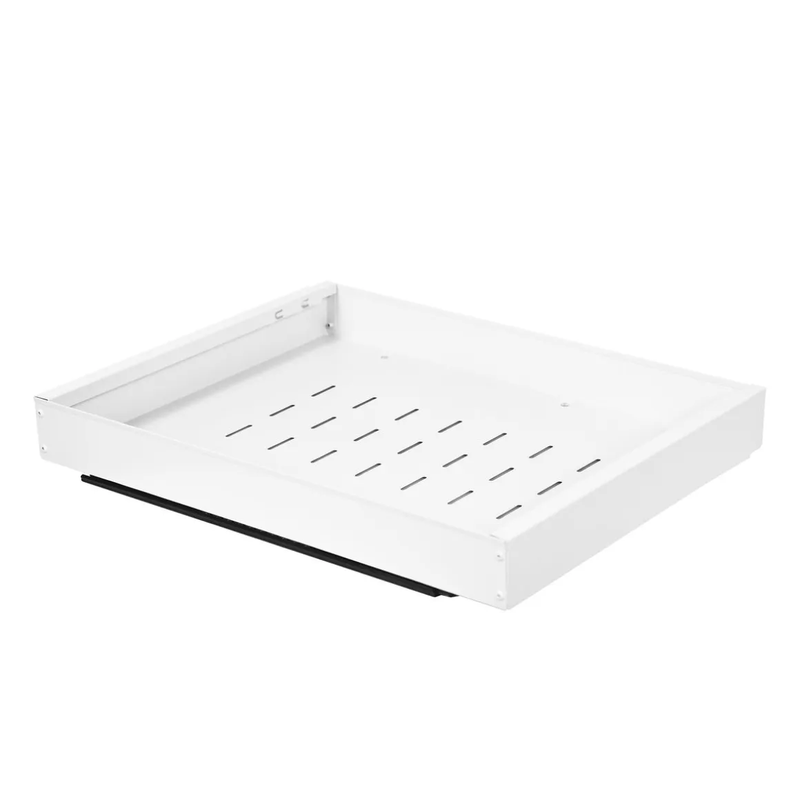 Teleskopschublade verstellbar 42 - 68 cm weiss