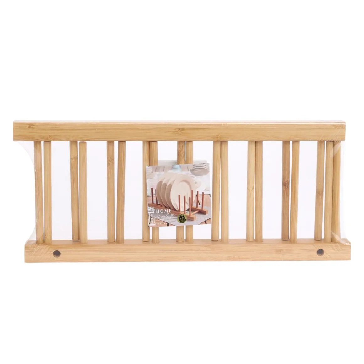 Tellerhalter Bambus für 8 Teller 34 x 12 cm