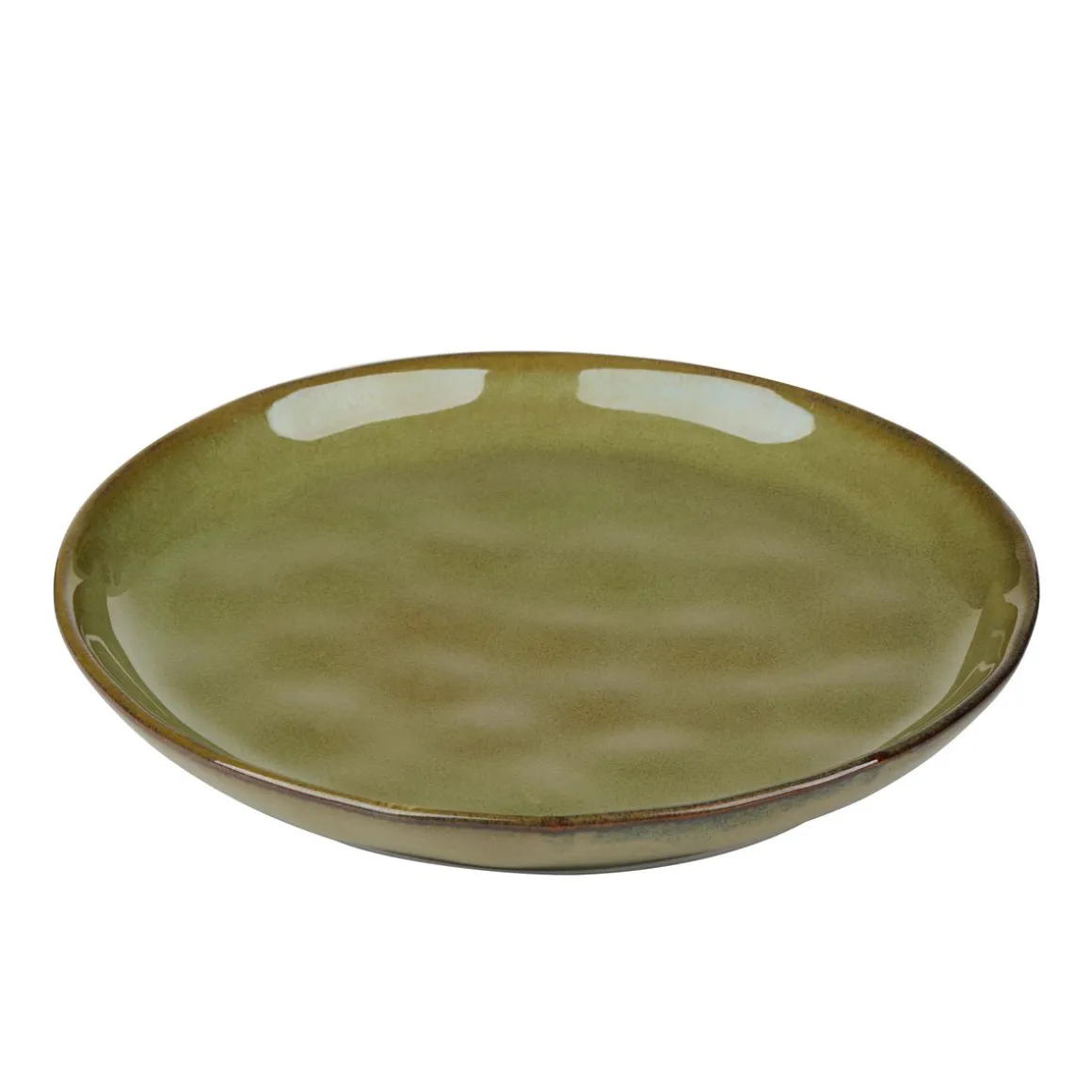 Teller Keramik 16 cm grün