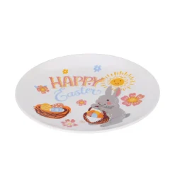 Teller Ostern Porzellan 19 cm bunt