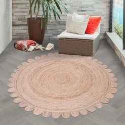 Teppich handgefertigt SOL 150 cm