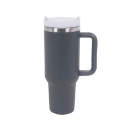 Thermobecher mit Strohhalm 1.1L anthrazit