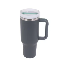 Thermobecher mit Strohhalm 1.1L anthrazit