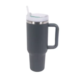 Thermobecher mit Strohhalm 1.1L anthrazit