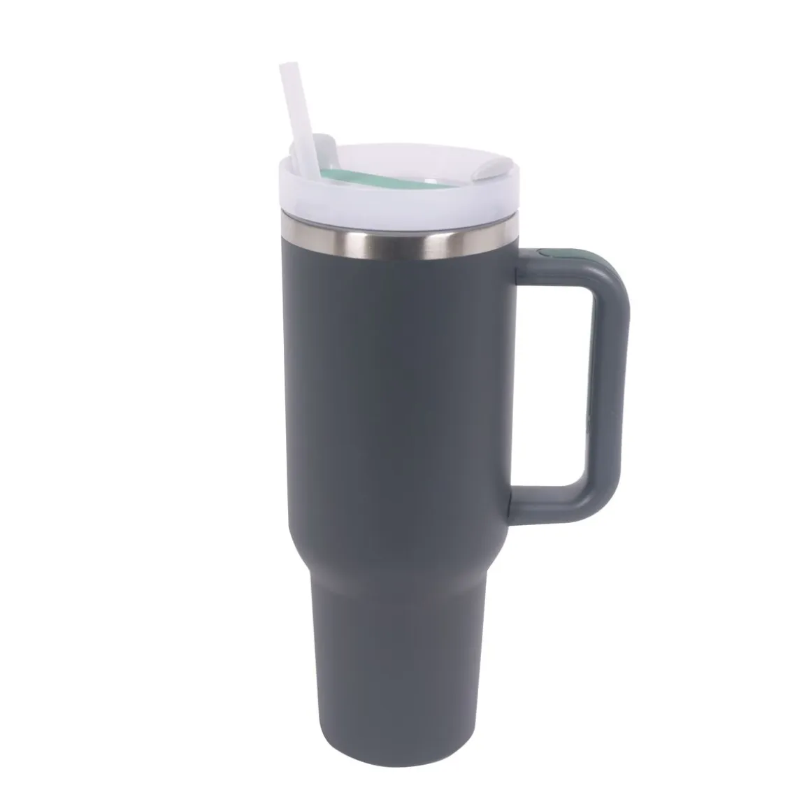 Thermobecher mit Strohhalm 1.1L anthrazit