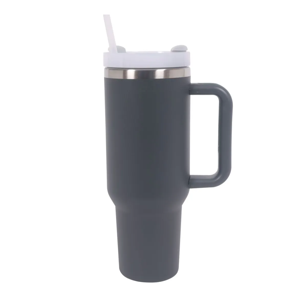 Thermobecher mit Strohhalm 1.1L anthrazit