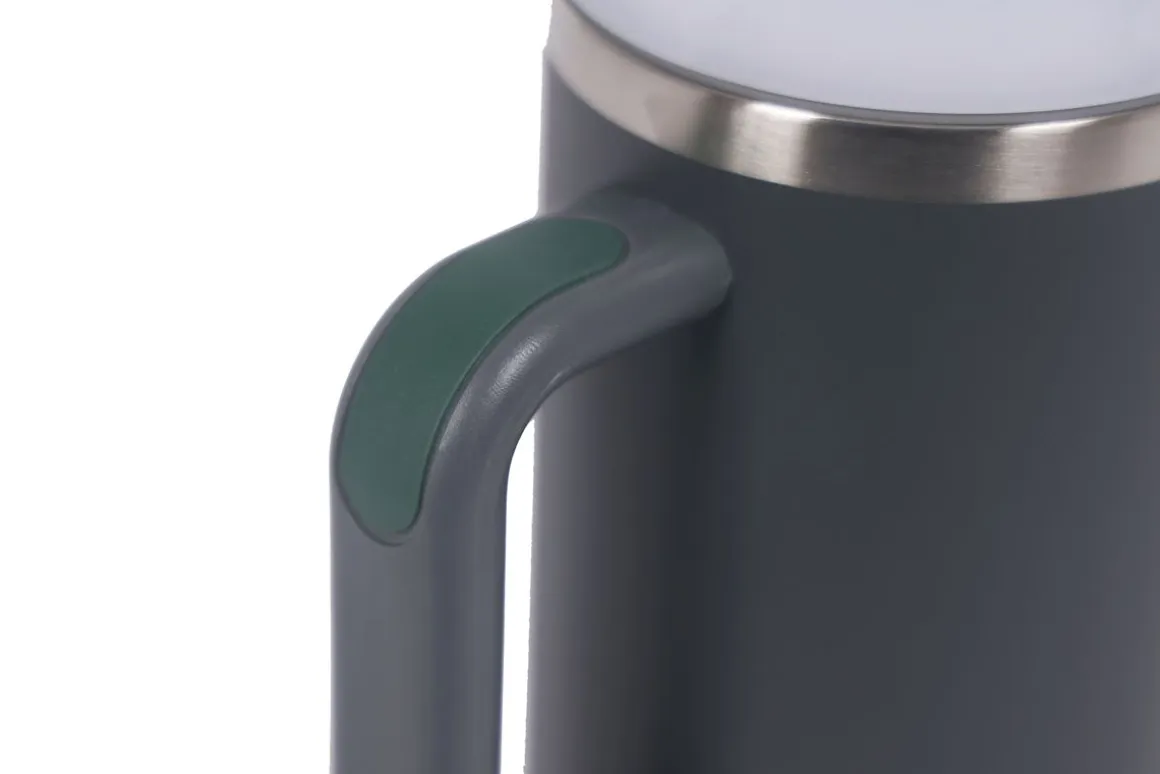 Thermobecher mit Strohhalm 1.1L anthrazit
