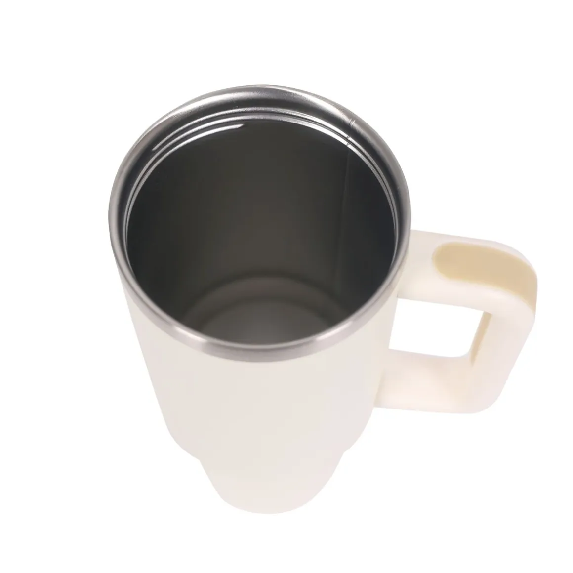 Thermobecher mit Strohhalm 1.1L creme