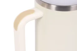 Thermobecher mit Strohhalm 1.1L creme