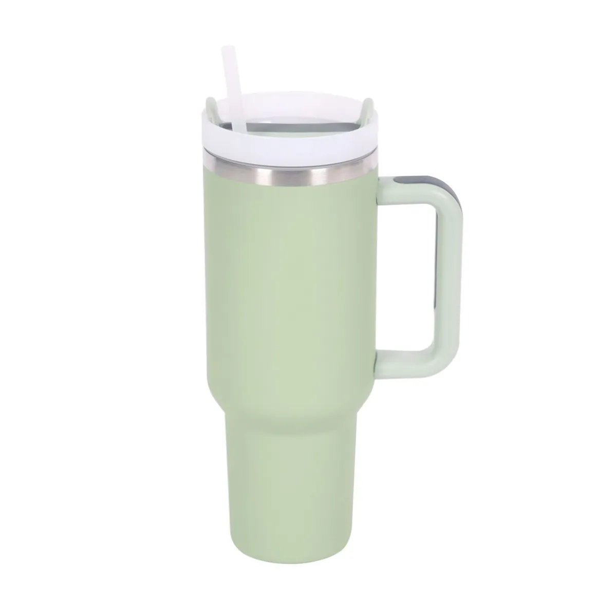 Thermobecher mit Strohhalm 1.1L mint