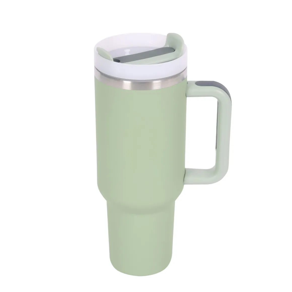 Thermobecher mit Strohhalm 1.1L mint