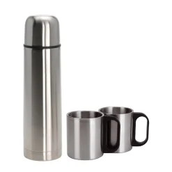 Thermosflasche mit Becher Edelstahl 1L