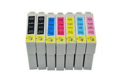 Tintenpatronen Set kompatibel mit Epson T0801 - T0806