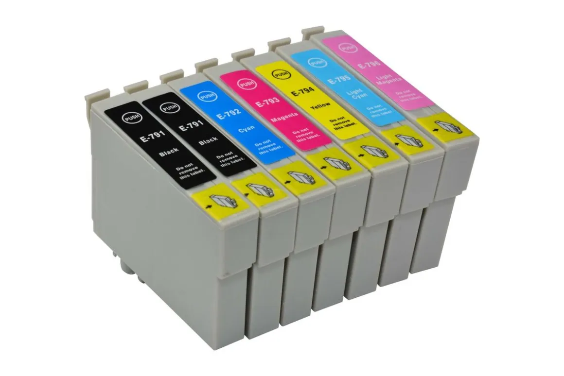 Tintenpatronen Set kompatibel mit Epson T0791 - T0796