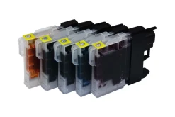 Tintenpatronen Set kompatibel mit Brother LC-980 / 985 / 1100