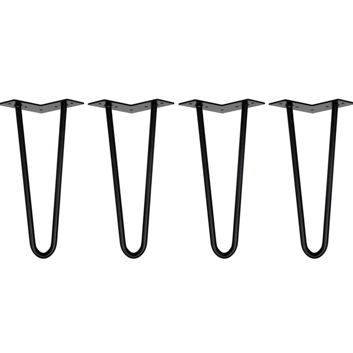 Tischbeine Hairpin 30 cm schwarz 4er Set