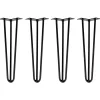 Tischbeine Hairpin 45 cm schwarz 4er Set