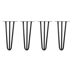 Tischbeine Hairpin schwarz 30 cm