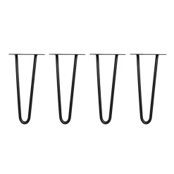 Tischbeine Hairpin schwarz 45 cm