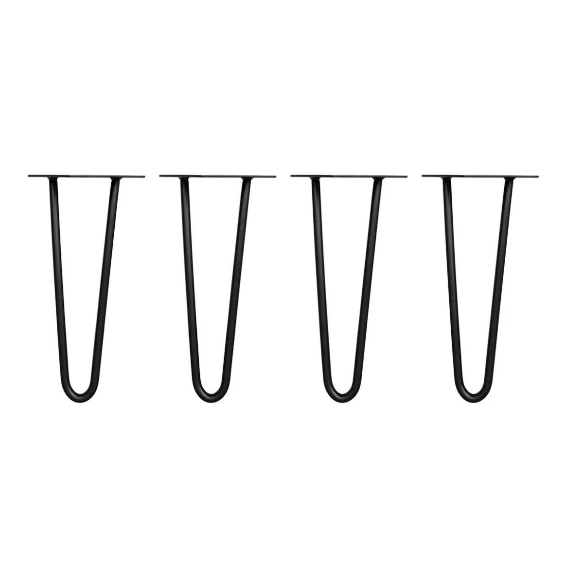 Tischbeine Hairpin schwarz 45 cm