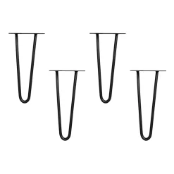 Tischbeine Hairpin schwarz 45 cm