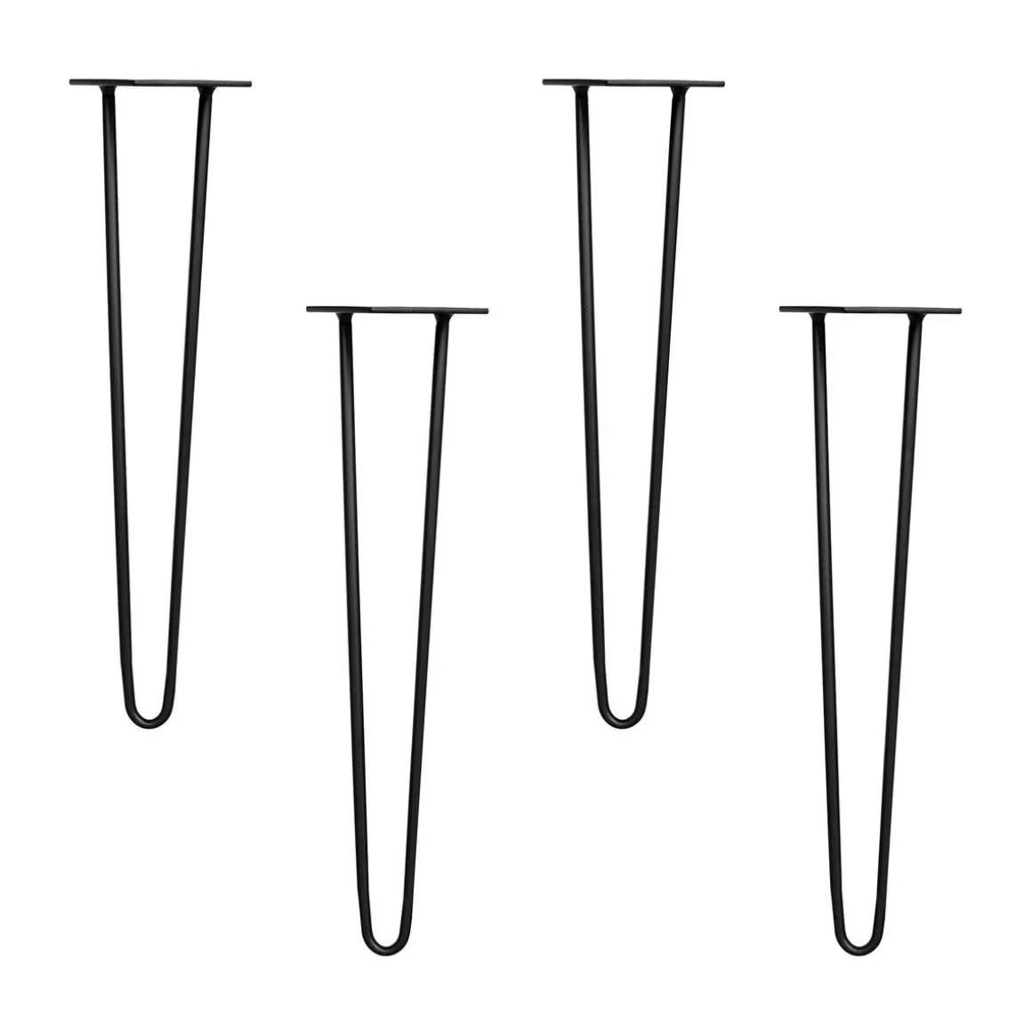 Tischbeine Hairpin schwarz 71 cm