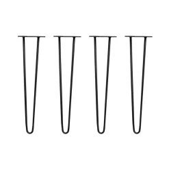 Tischbeine Hairpin schwarz 71 cm