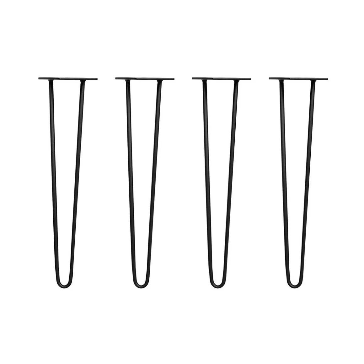 Tischbeine Hairpin schwarz 71 cm