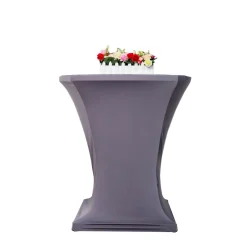 Tischdecke für Bistrotische 60 - 65 cm grau