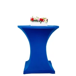 Tischdecke für Bistrotische 60 - 65 cm blau